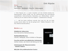 Tablet Screenshot of dirk-roepcke.de